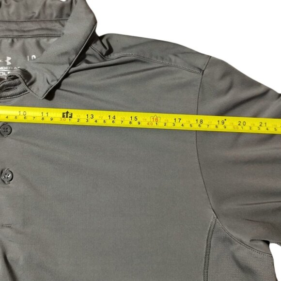 Under Armour Men Coldblack Tactical Polo Shirt - Size L - Grey - Picture 5 of 8
